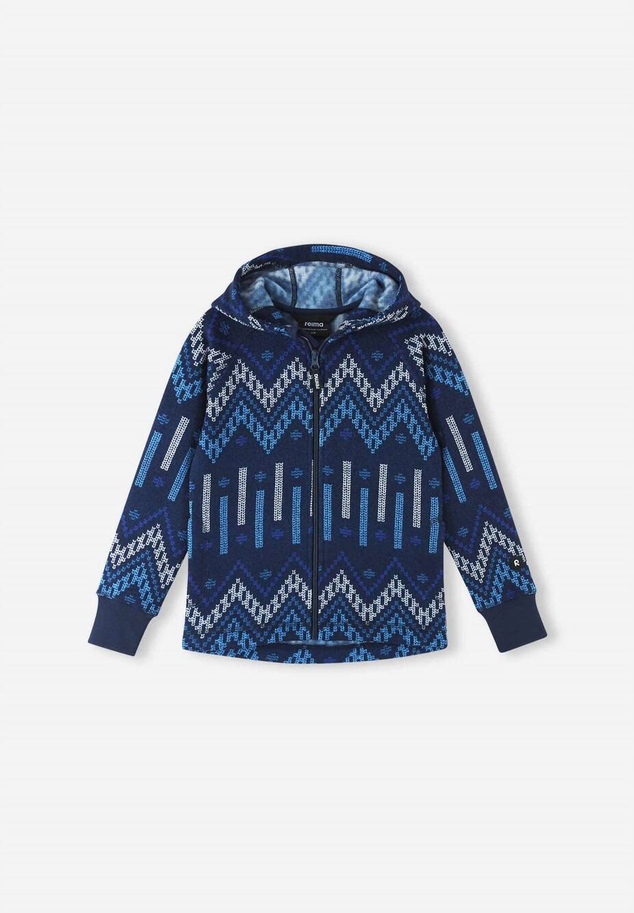 NEW REIMA kids' northern fleece jacket in navy
